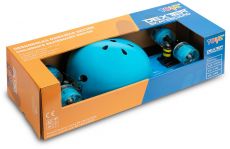 Скейт пенні борд Caretero (Toyz) Dexter + шолом і захист Blue